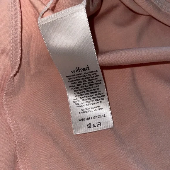 Aritzia Wilfred Saturn Midi Dress (Color: Coral Blush) - Picture 14 of 14